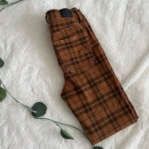 Calvin Klein Plaid Skinny Jean